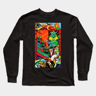 Scramble cabinet art Long Sleeve T-Shirt